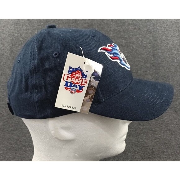 Vintage Tennessee Titans Hat Blue Strapback Embroidered NWT Official NFL - Picture 6 of 11